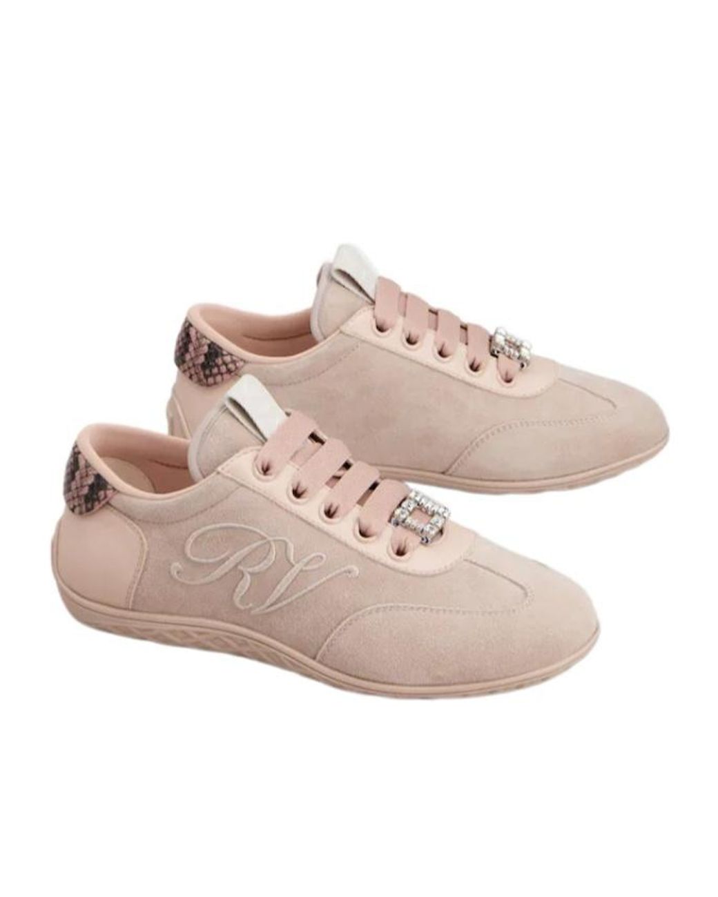 Roger Vivier Pink Viv Low Sneakers