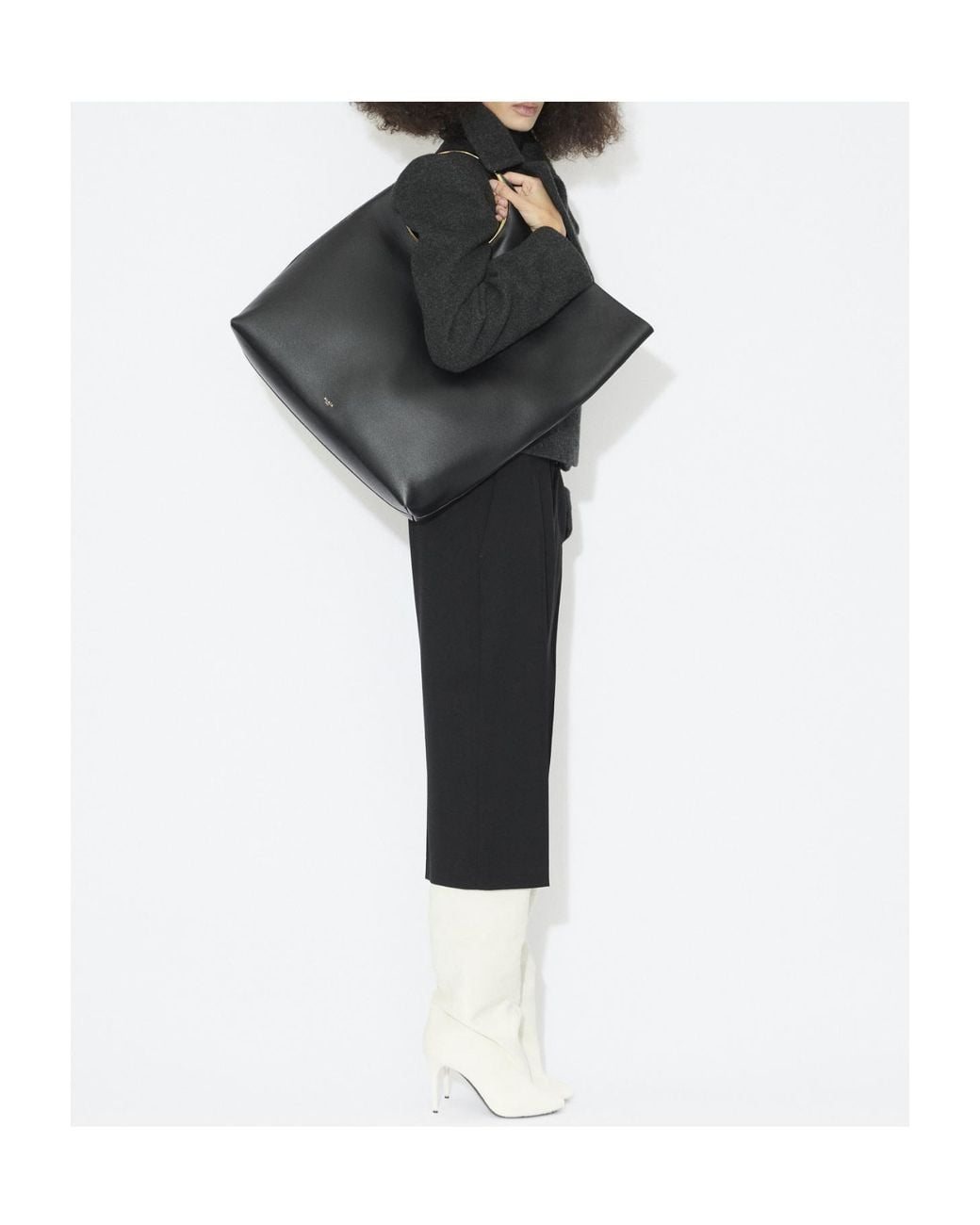 Alaïa Black Alaïa Georgette Scarf Blouse