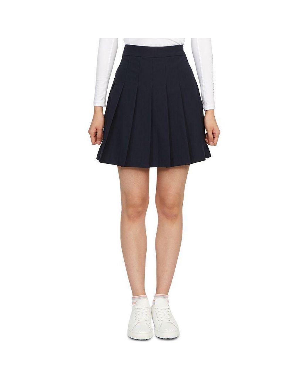 J.Lindeberg Blue Adina Pleated Golf Skirt