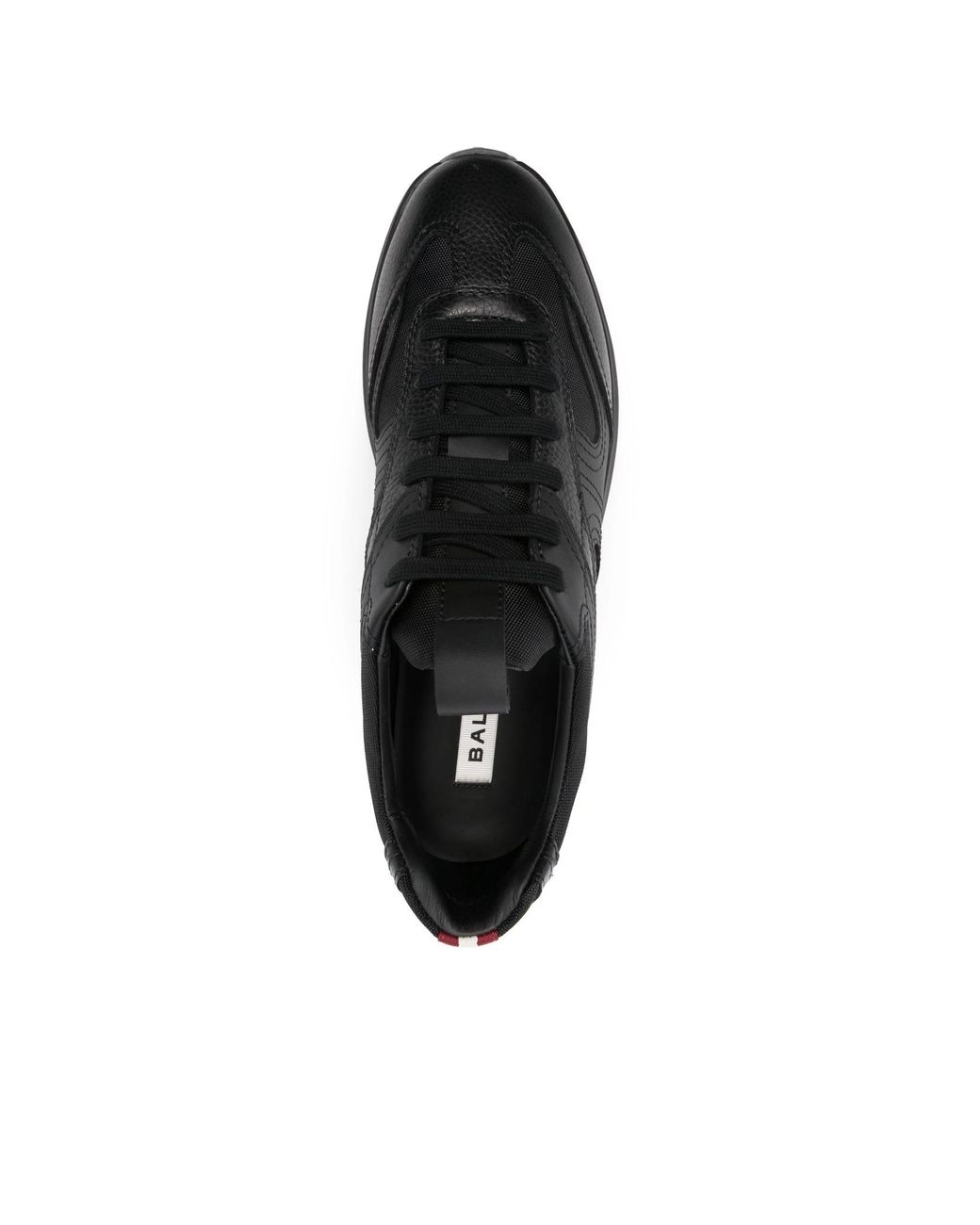 Bally Black Logo-Embroidered Sneakers for men