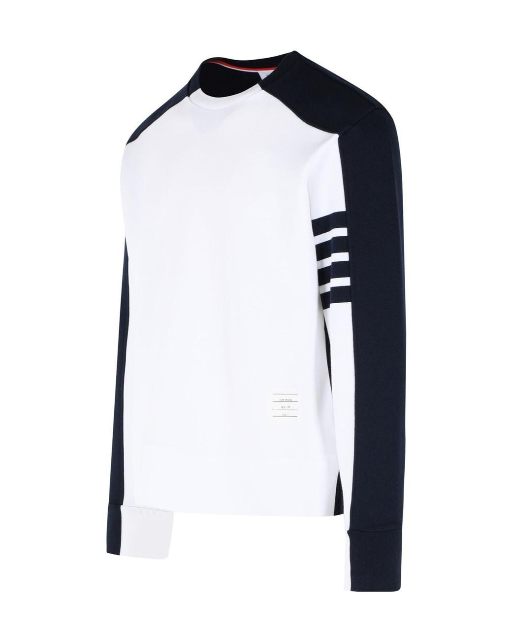 Thom Browne Black Logo Patch Sweatshirt for men