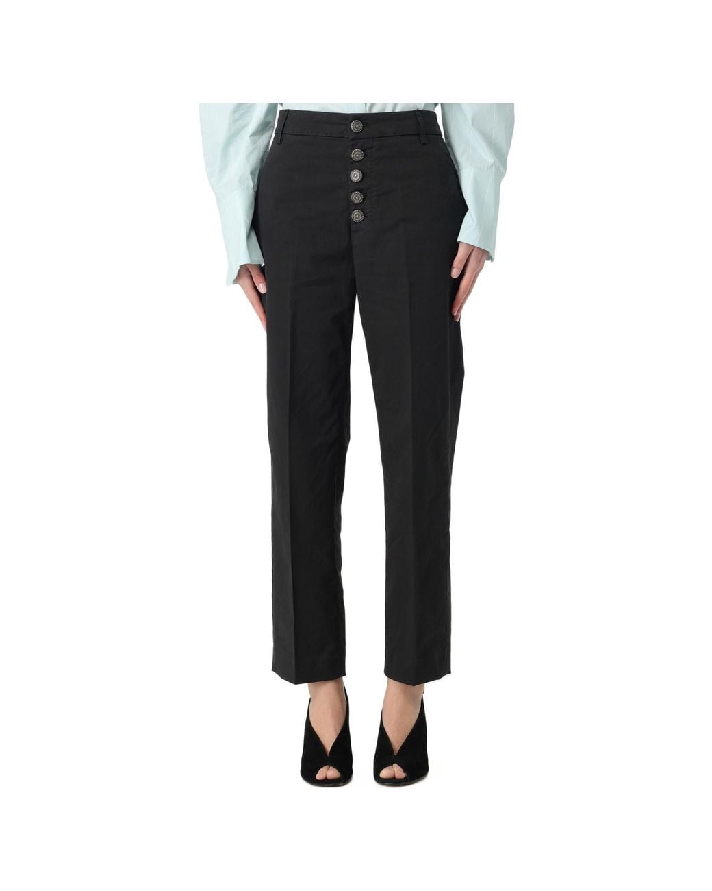 Dondup Black Nima Trousers