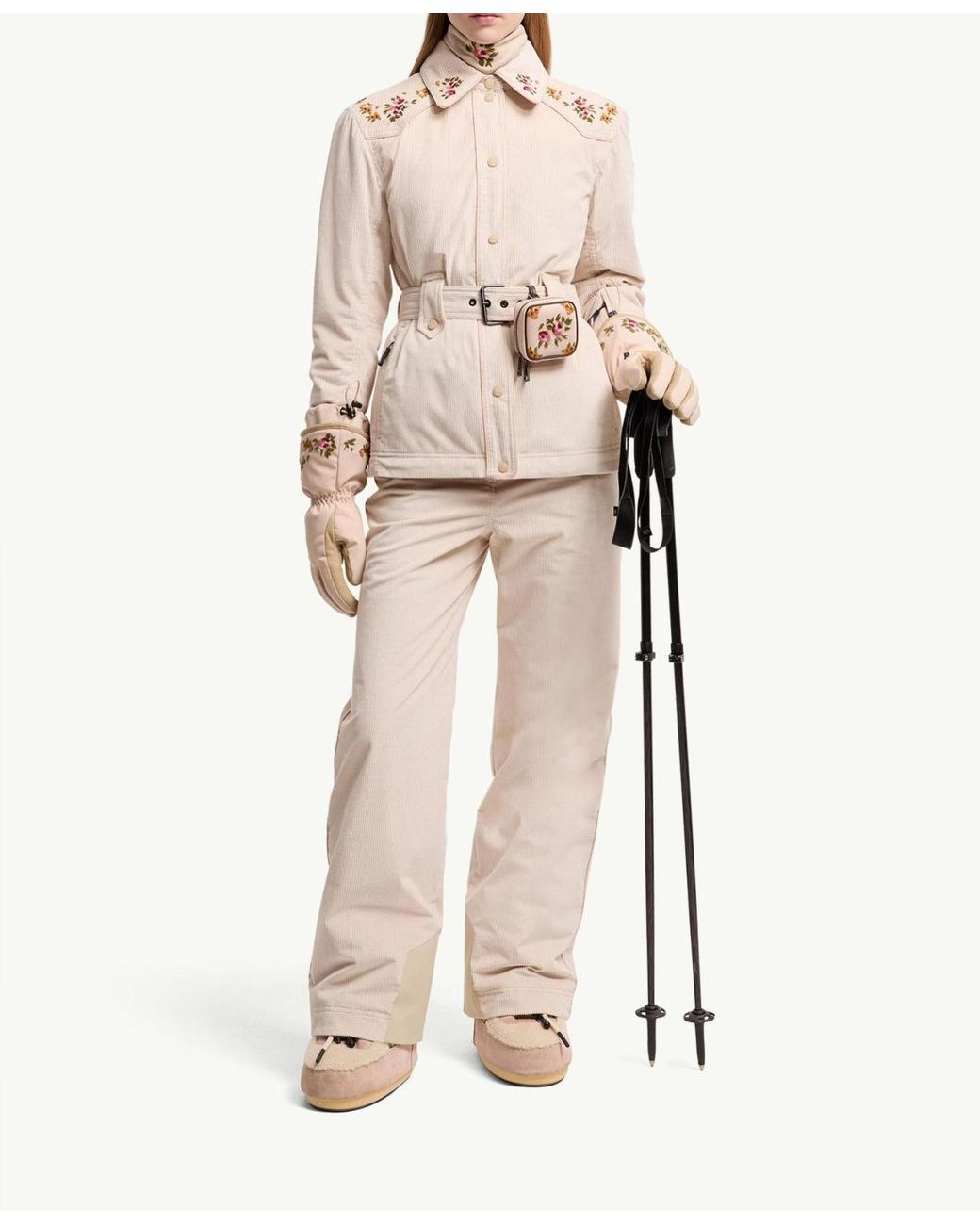 Moncler Natural Grenoble Olonne Insulated Ski Shirt Jacket