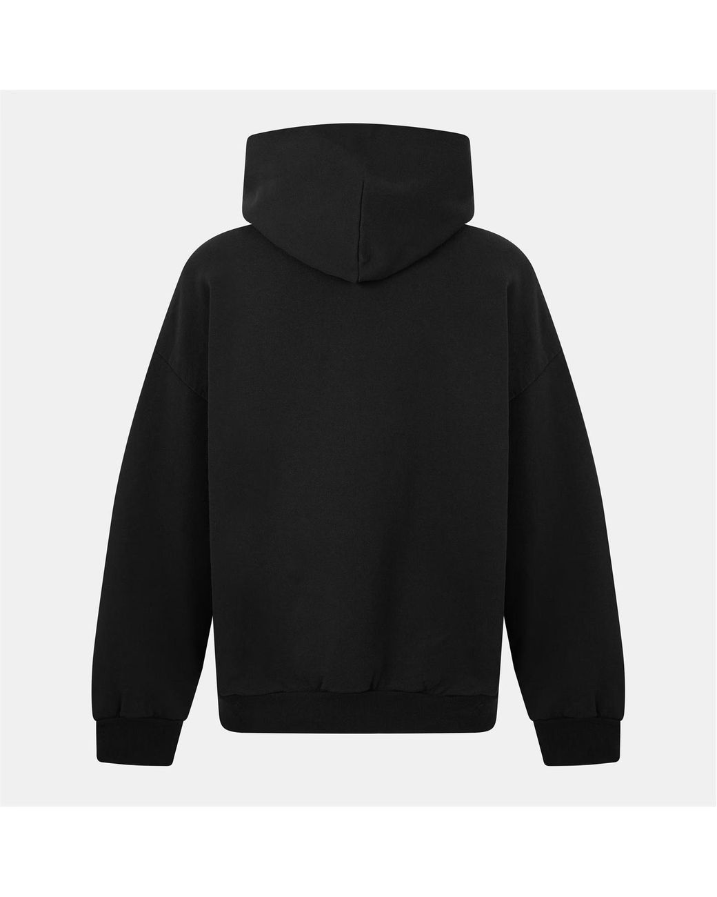 Balenciaga Black Logo Hoodie for men