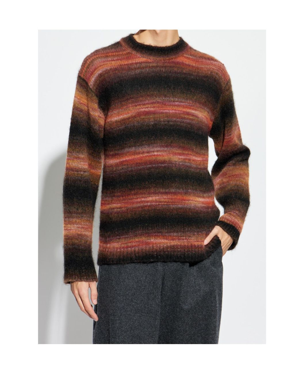 KENZO Red Striped Sweater for men
