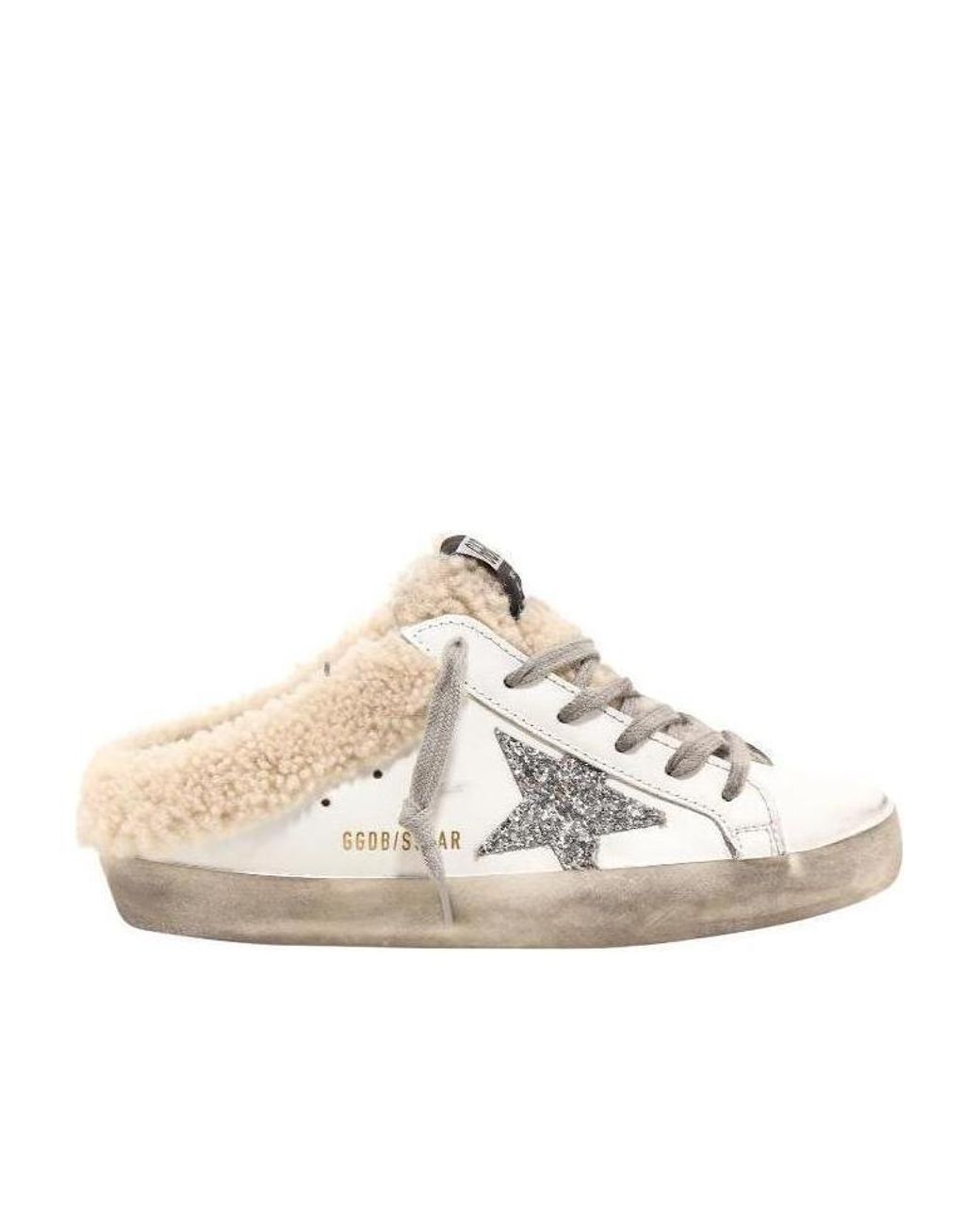Golden Goose Deluxe Brand White Super-Star Slip-On Sneakers