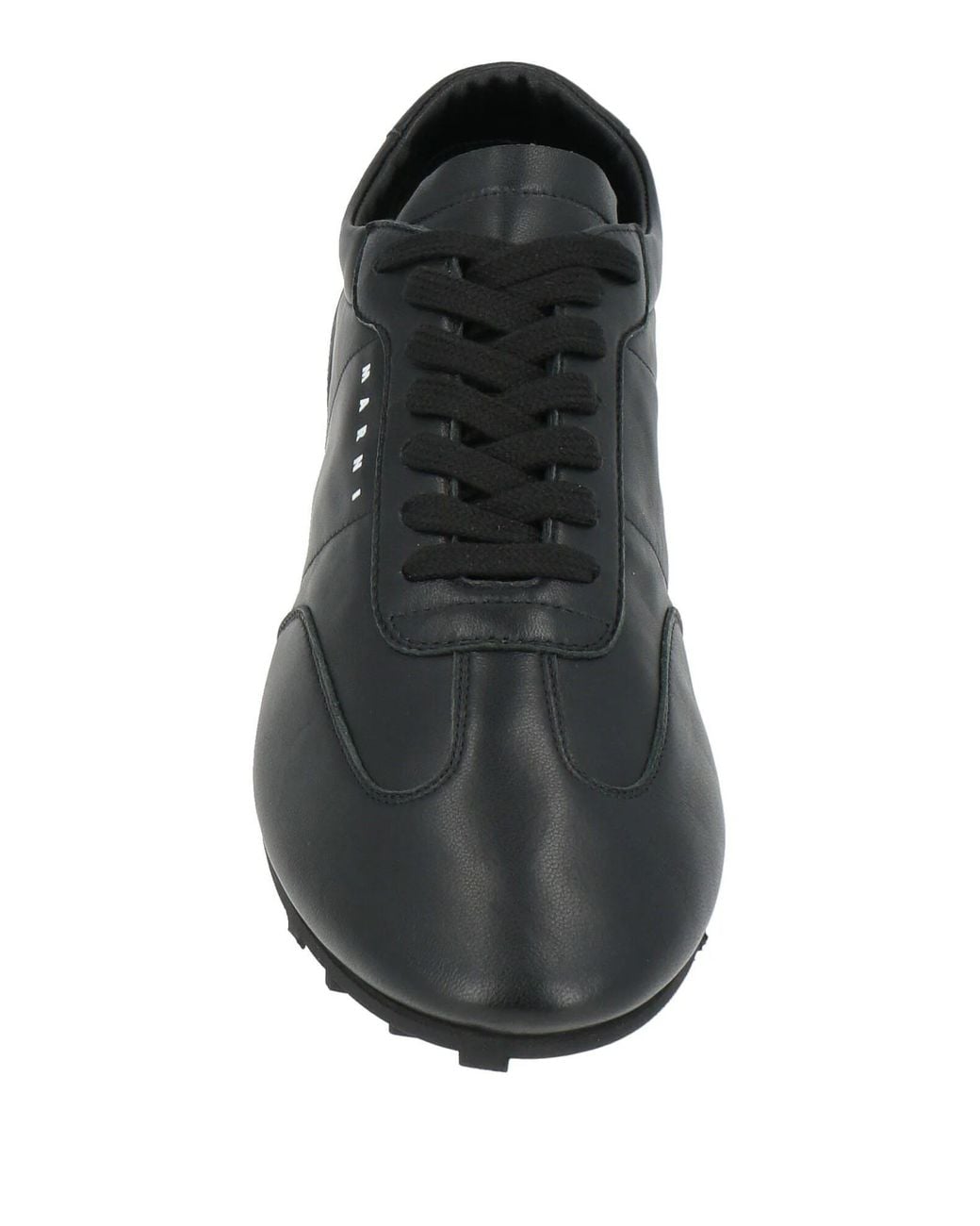 Marni Brown Simple Leather Sports Shoes