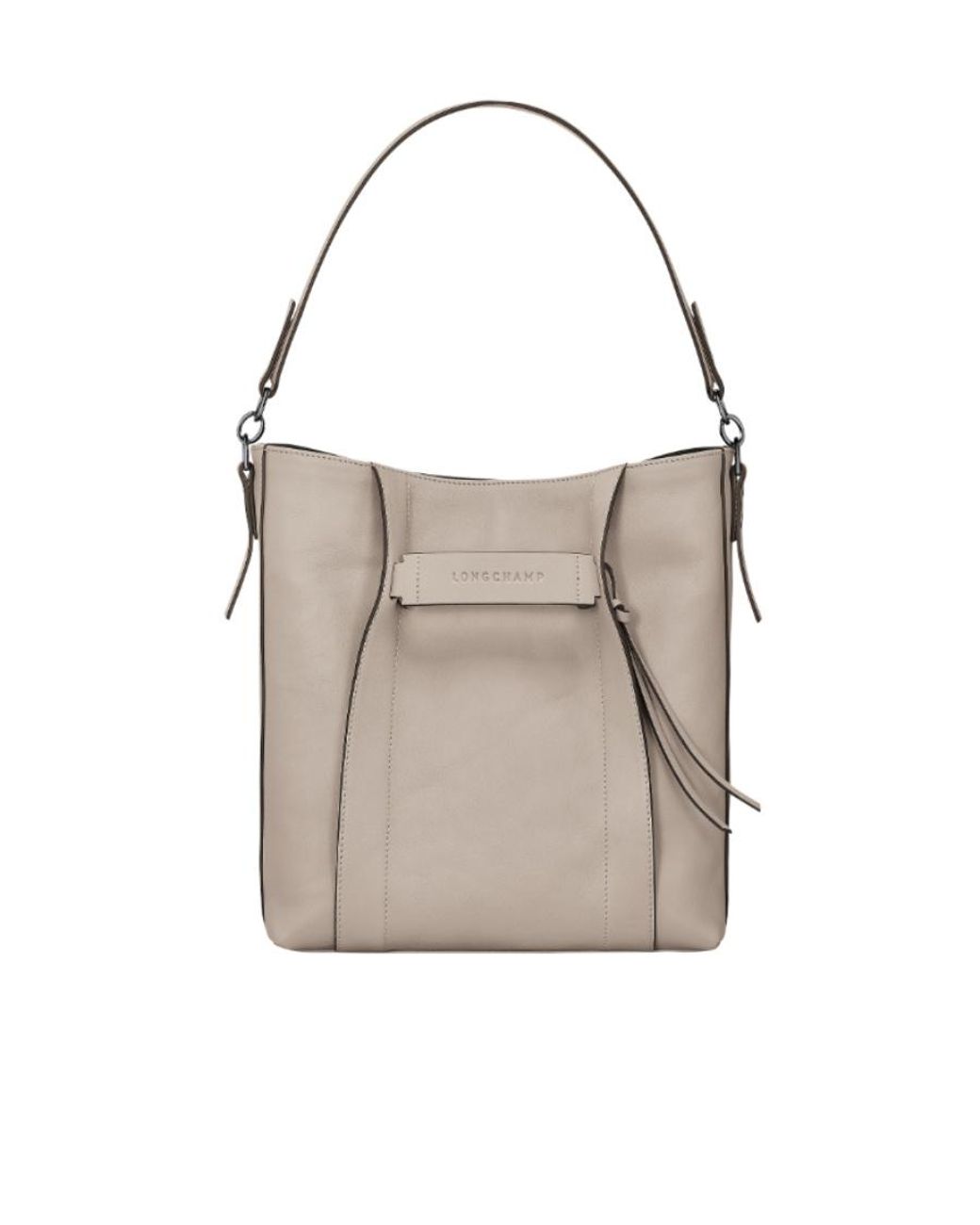 Longchamp Natural 3D Leather Tote Bag