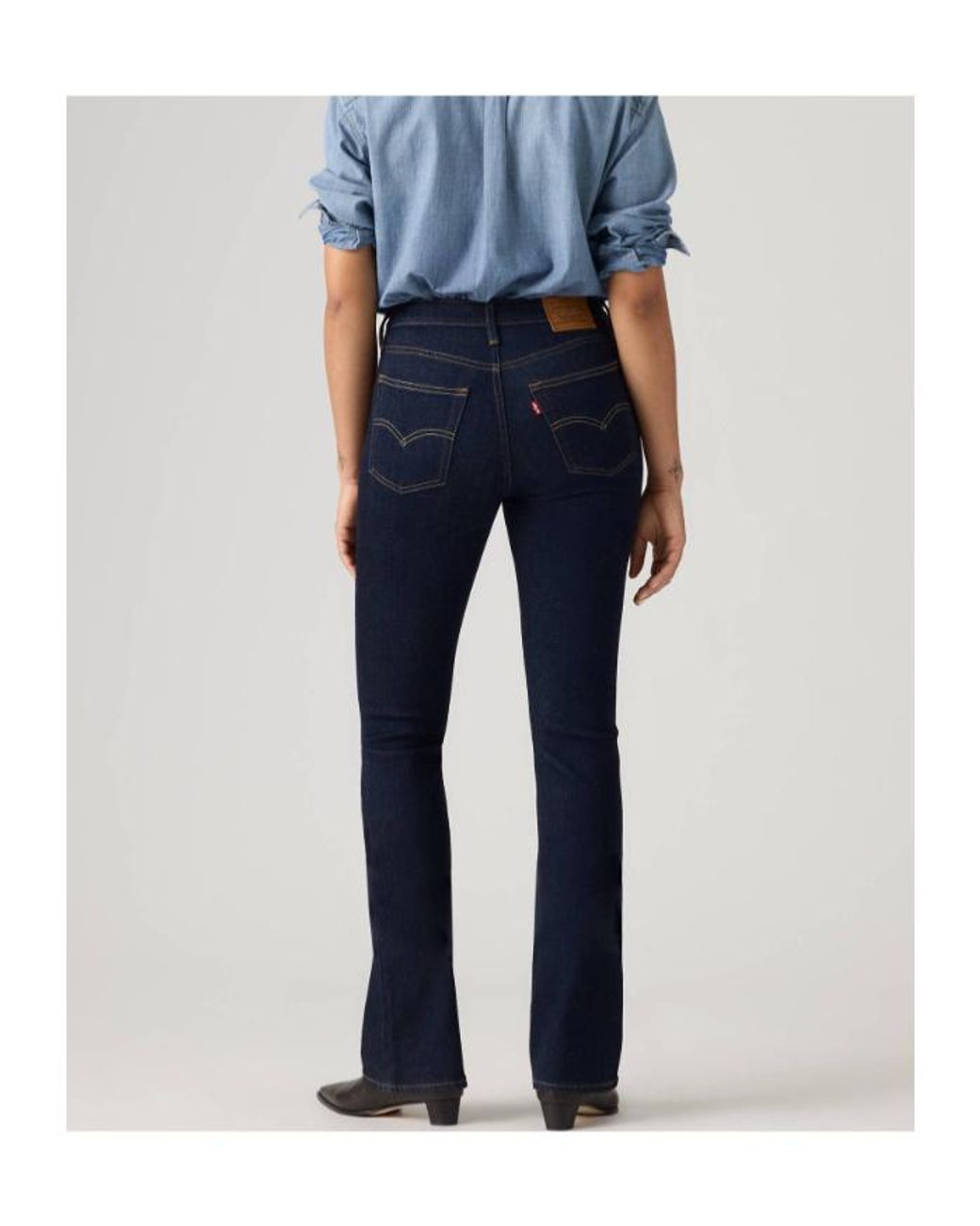 Levi's Blue 725 High Rise Bootcut Jeans