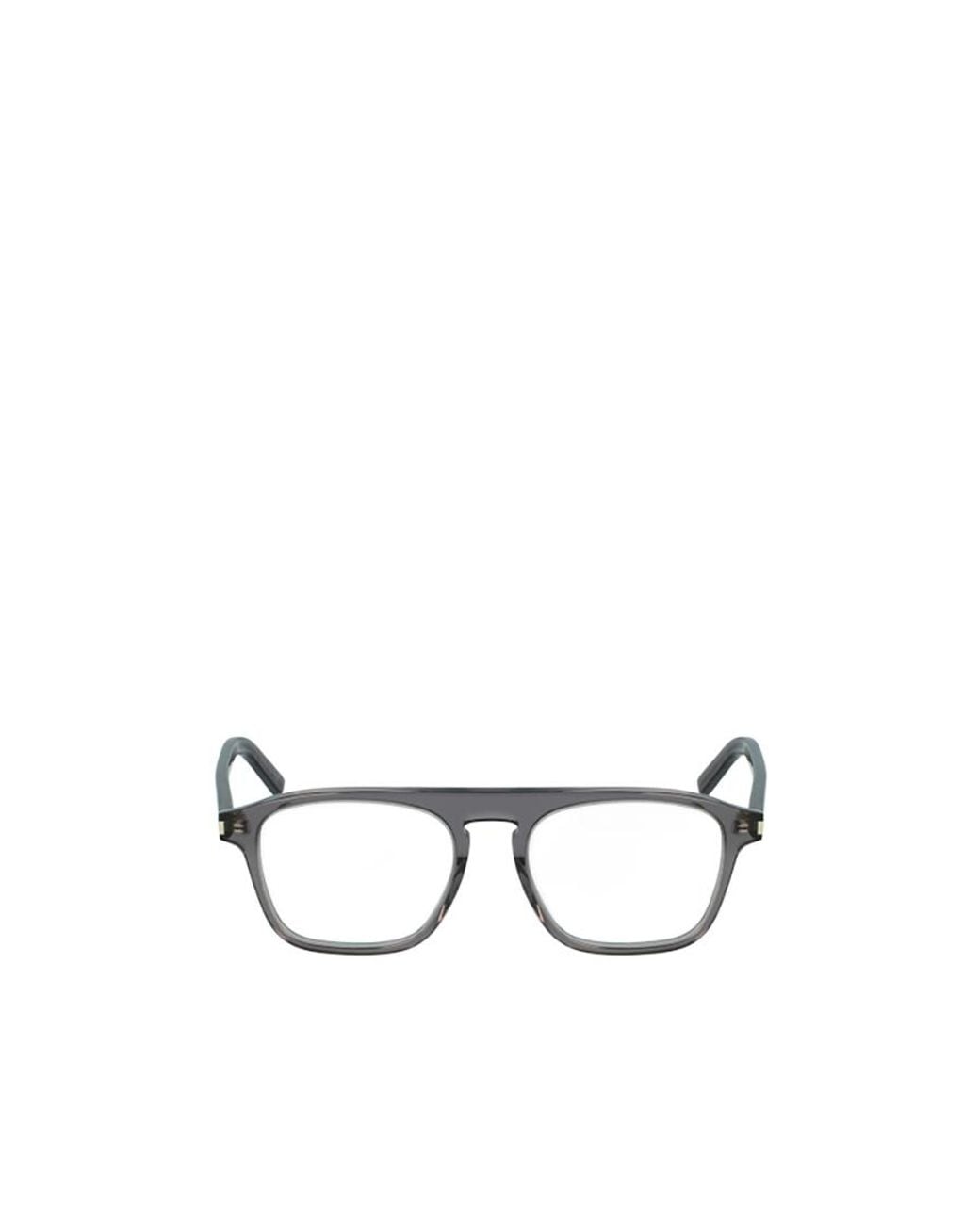 Saint Laurent White Eyewear Square Frame Glasses for men