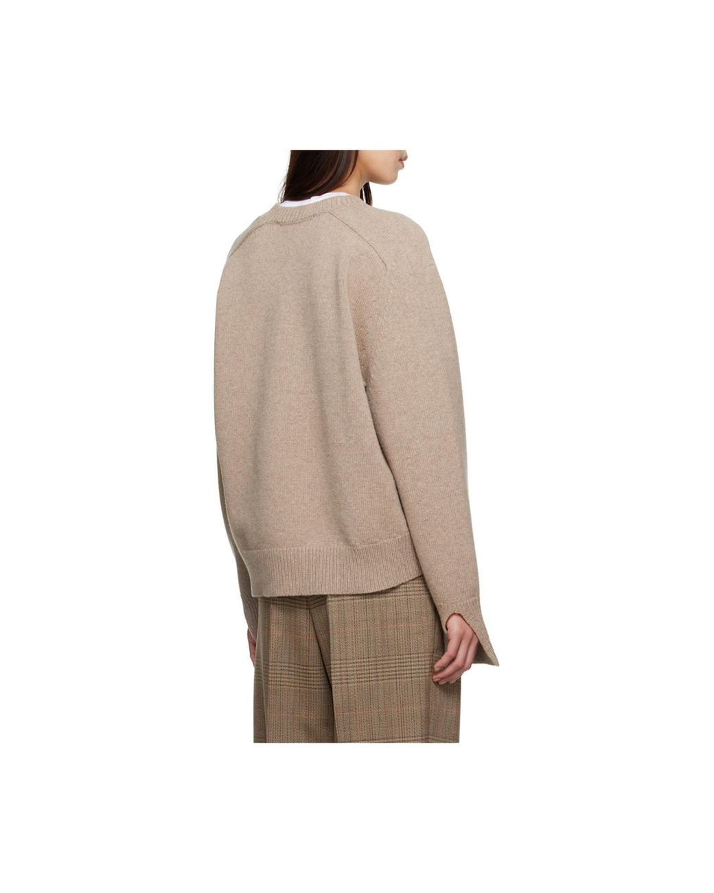 Rohe Brown Sleeve Wrap Jumper