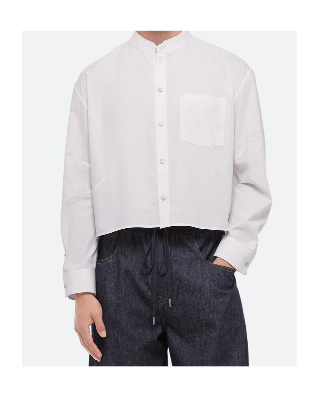 Helmut Lang White Apex Shirt for men