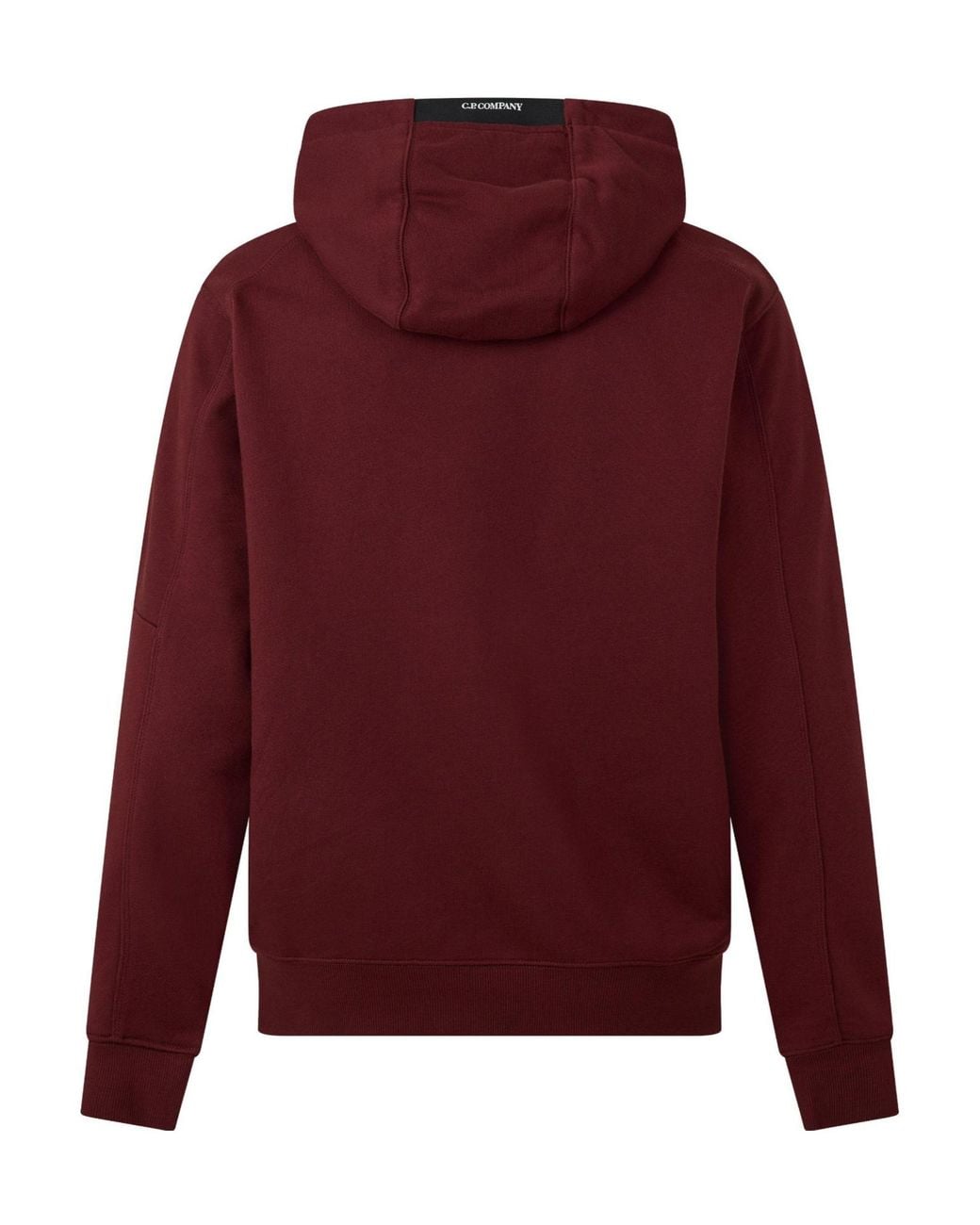 C P Company Green Micro Lens Over-The-Head Hoodie for men