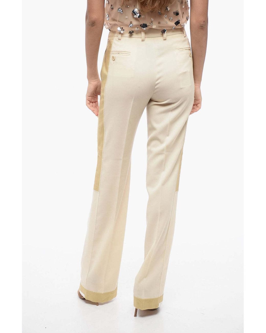 Moschino Natural Welt-Pocket Trousers