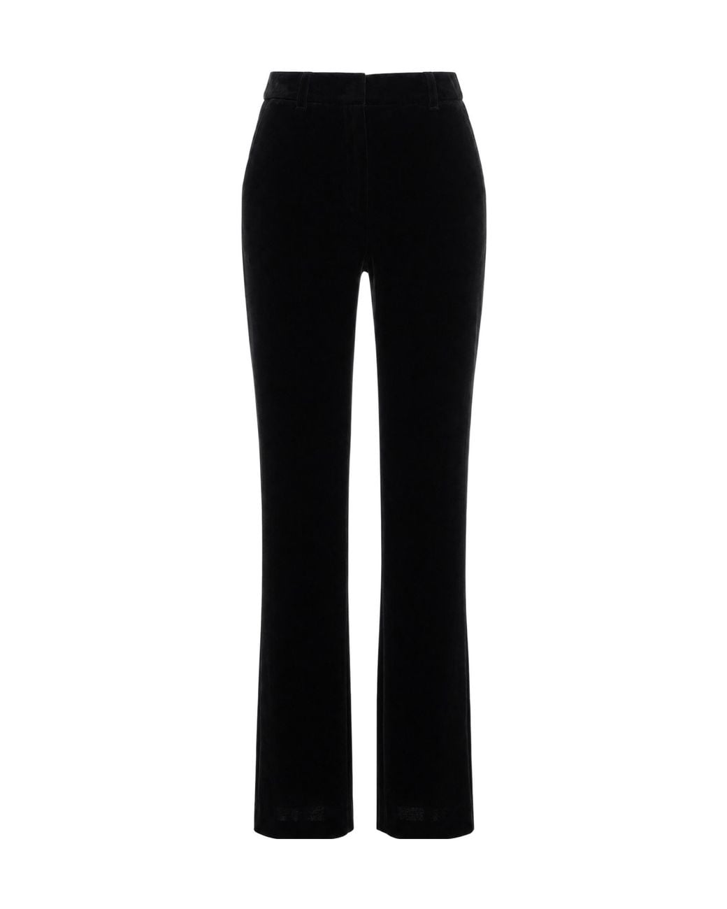 Patrizia Pepe Black High-Waisted Casual Trousers