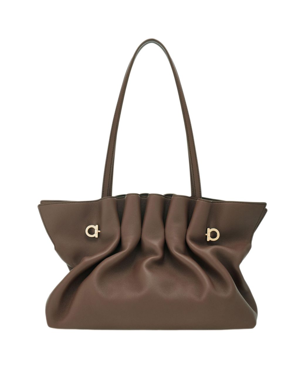 Ferragamo Brown Soft Hand Bag
