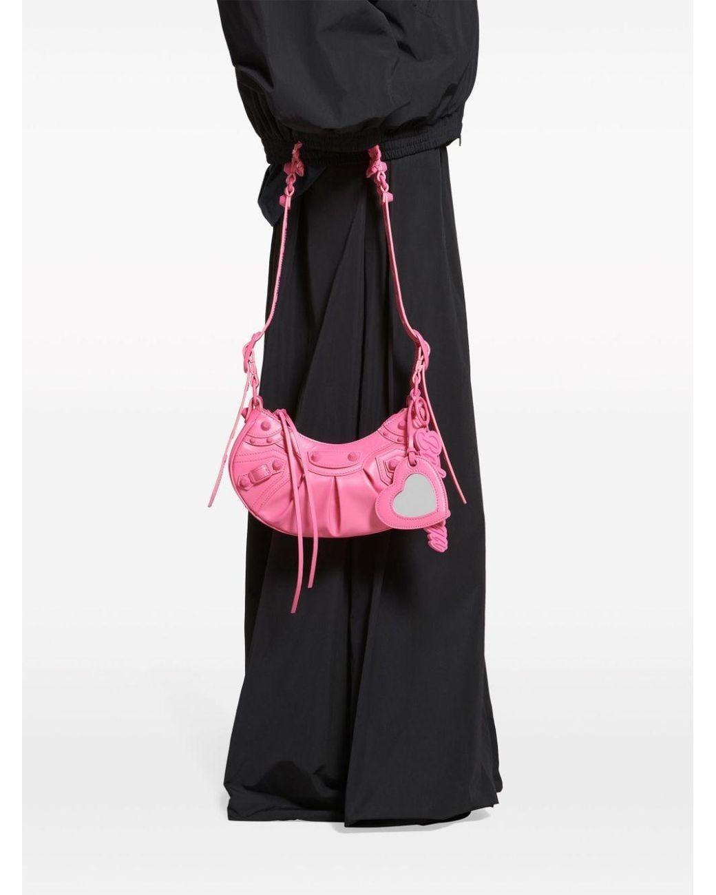 Balenciaga Pink Le Cagole Xs Shoulder Bag
