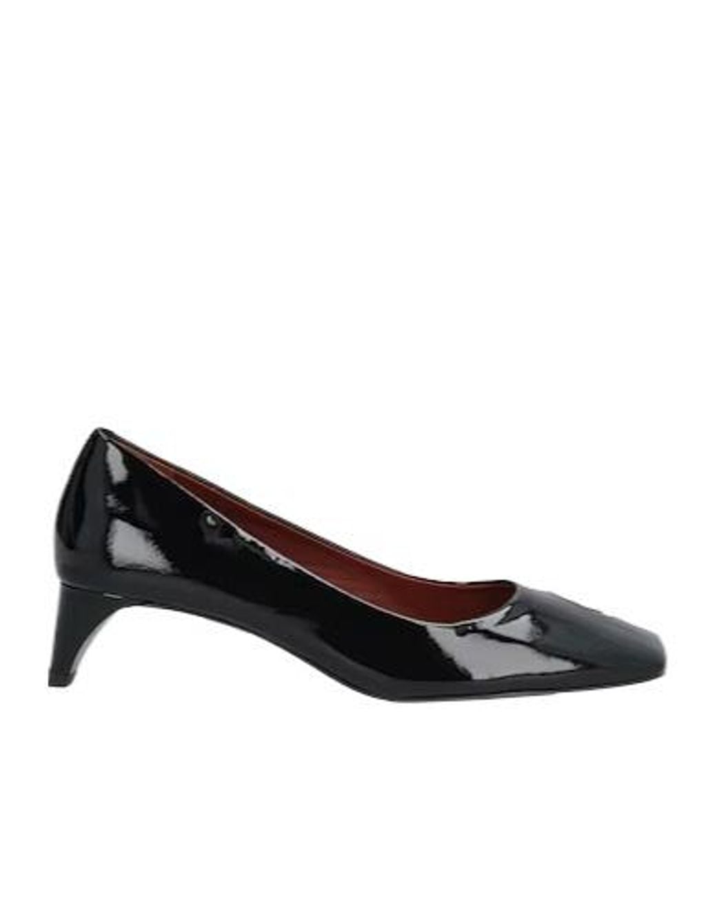 Tory Burch Black Square-Toed High Heels