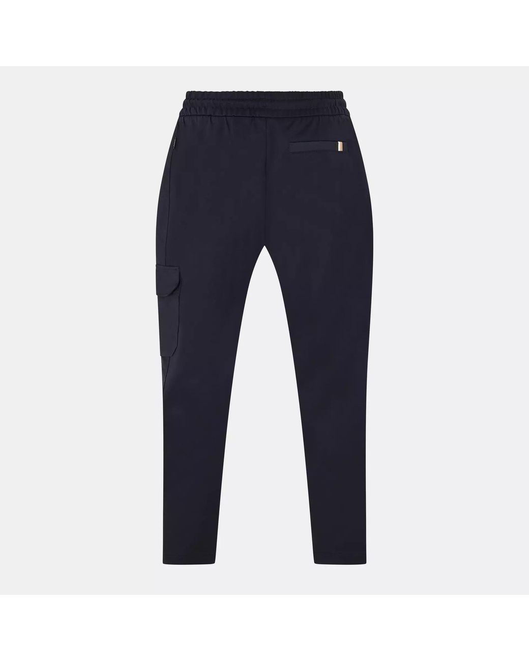 Boss Blue Lamont Cargo Pocket Open Hem Jersey Joggers for men