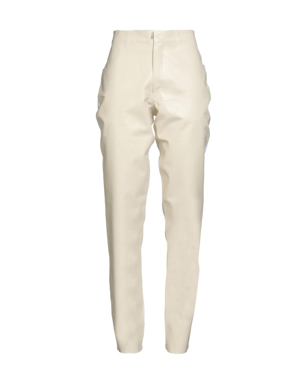 Marni Natural Minimalist Slim-Fit Trousers