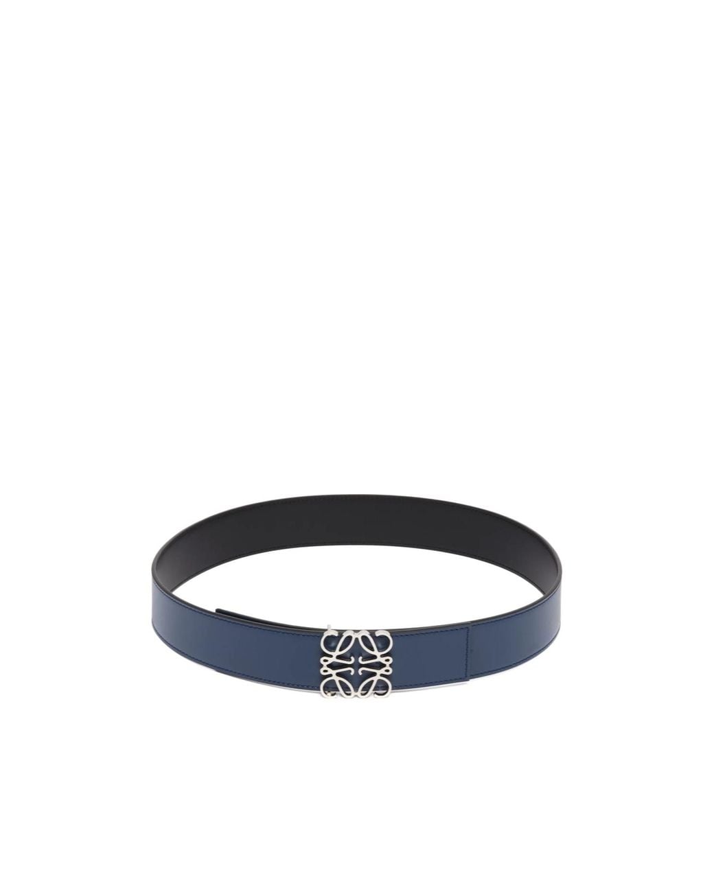 Loewe Blue Logo Buckled Reversible Belt for men