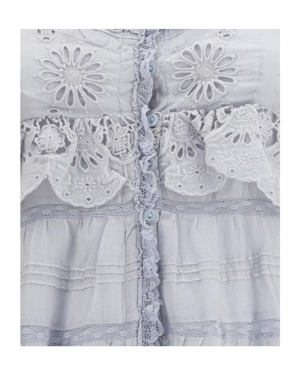 Isabel Marant Blue Isabel Marant Étoile Paule Floral Lace Dress