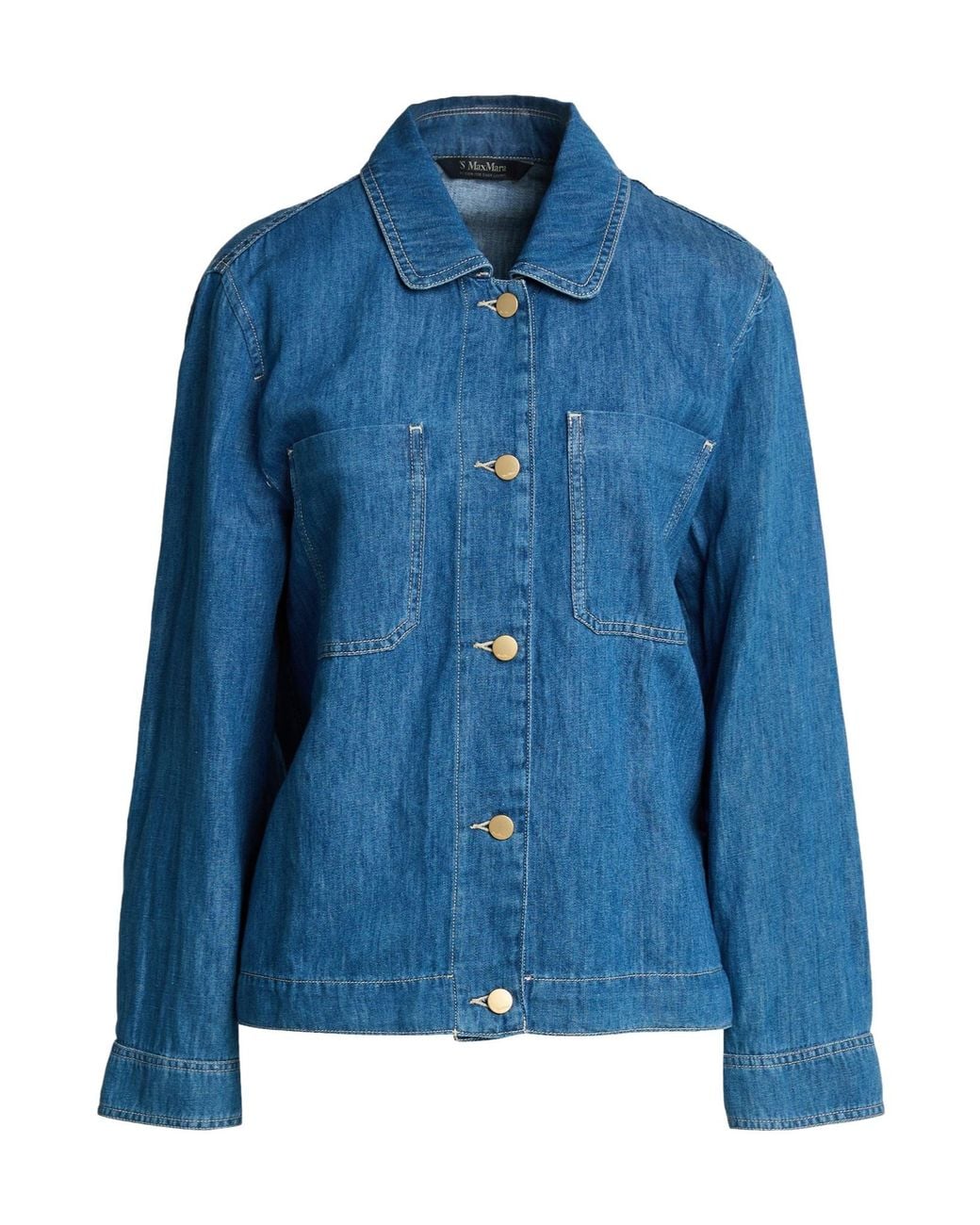 Max Mara Blue Mid- Denim Jacket