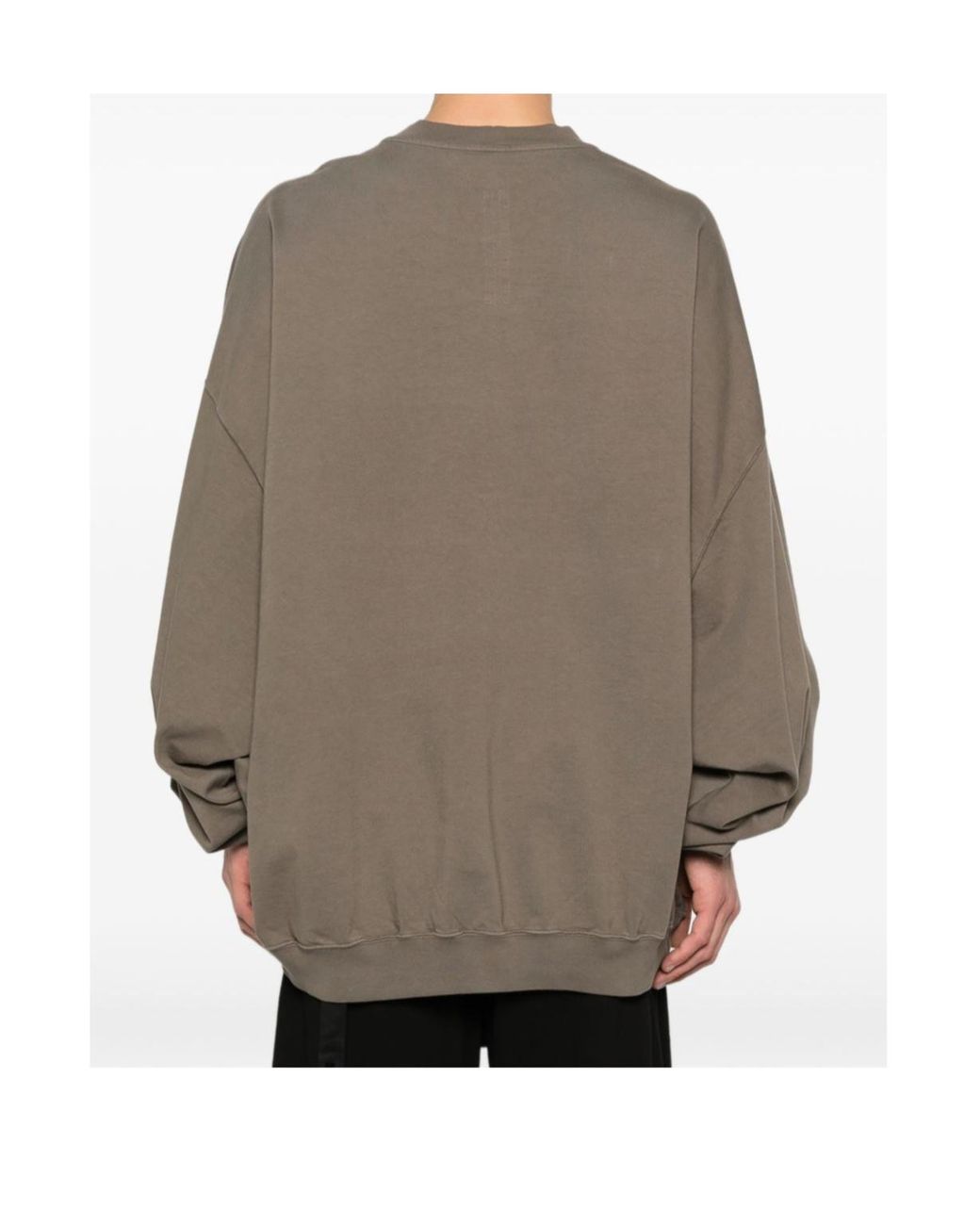 Rick Owens Brown Hun Tie-Detail Sweatshirt for men