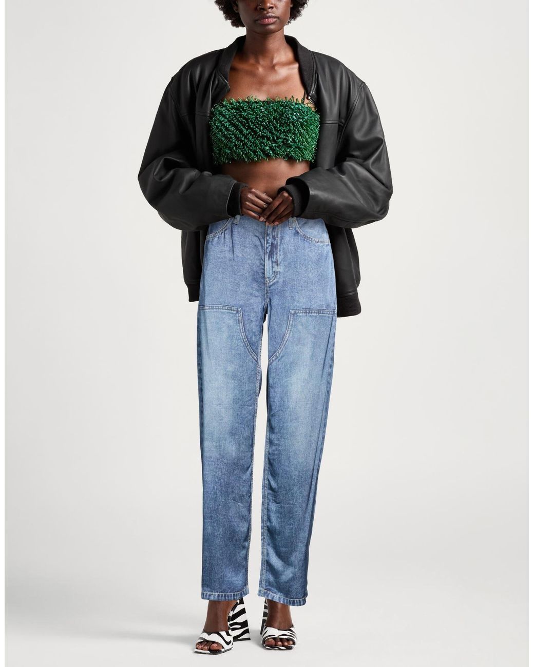 Rag & Bone Blue Plain Colour Casual Trouser
