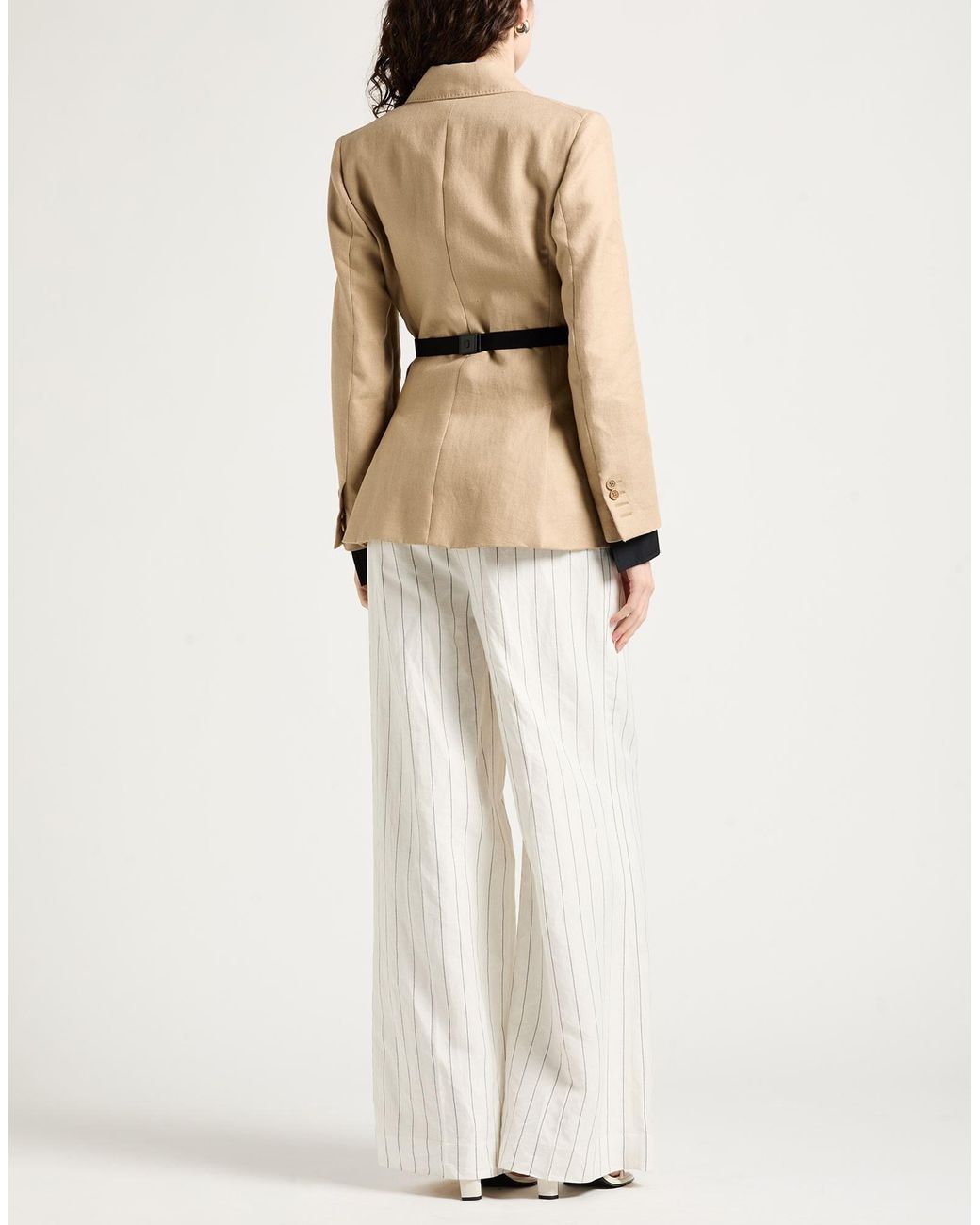 Max Mara Natural Blazer Linen