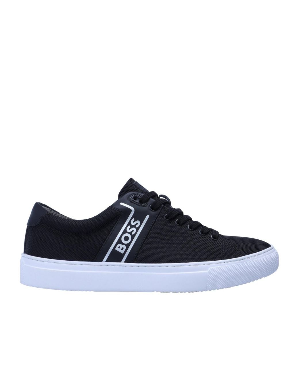 Boss Blue Classic Low-Top Trainers for men