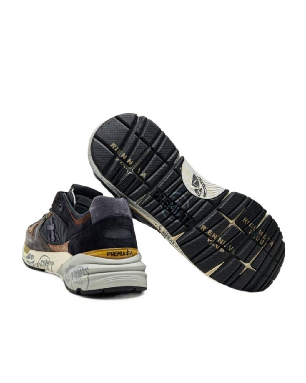 Premiata Black Mase Low-Top Sneakers for men