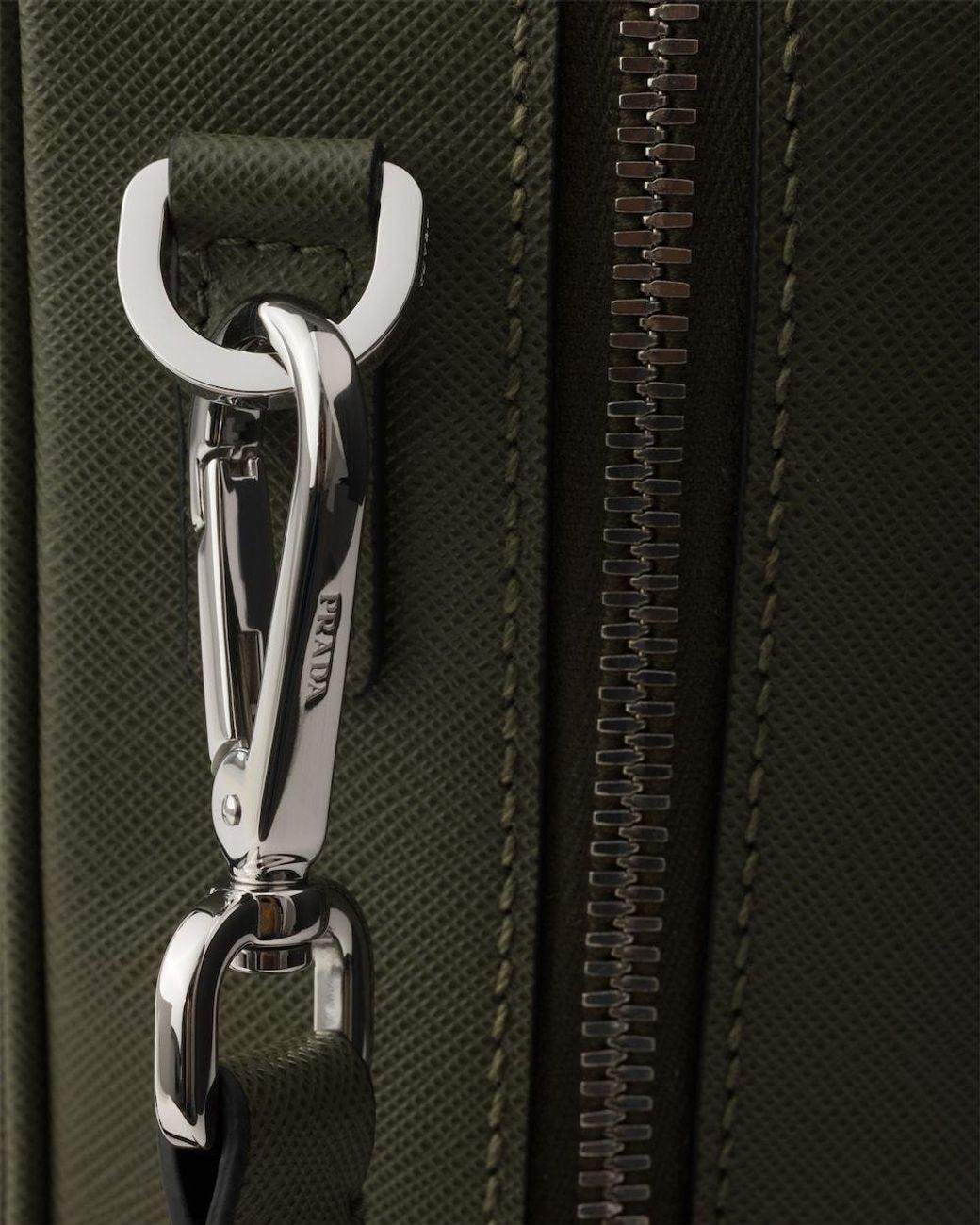 Prada Black Saffiano Leather Work Bag for men
