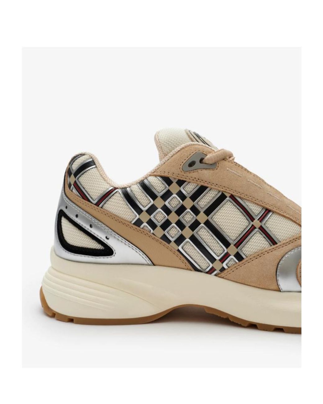 Burberry Natural Eclipse Lace-Up Sneakers