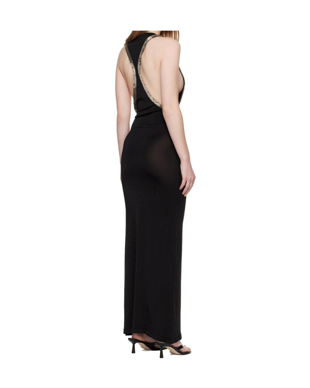 AYA MUSE Black Luz Sleeveless Maxi Dress