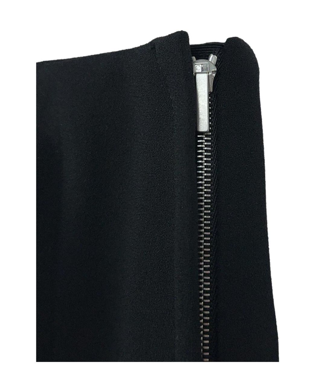 Jil Sander Black Zipper Skirt