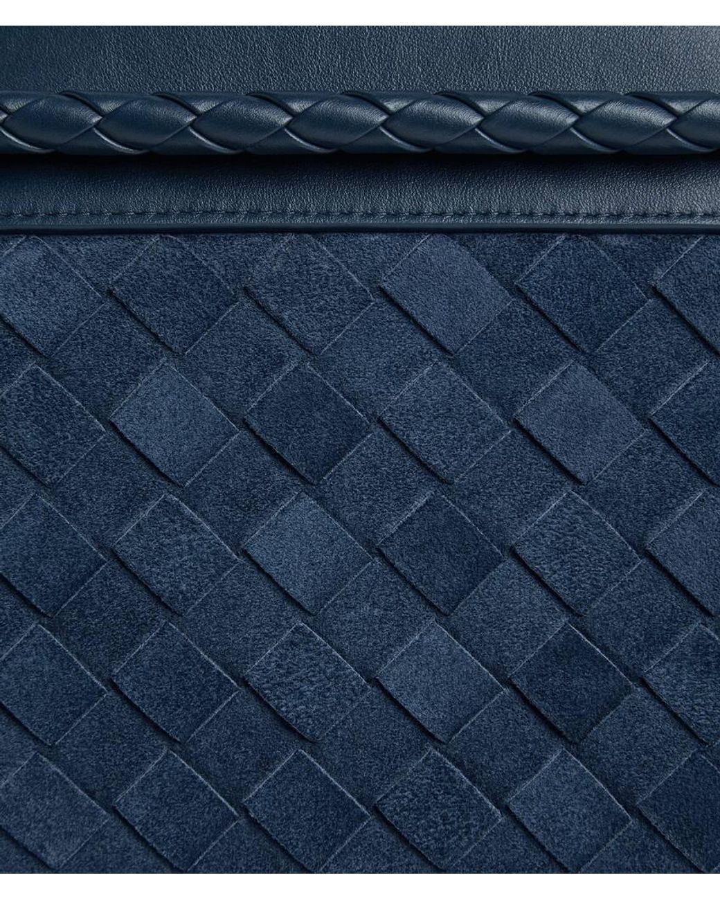 Bottega Veneta Blue Small Andiamo Messenger for men