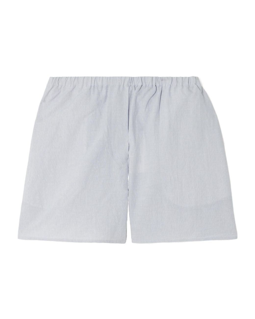 Proenza Schouler White Cotton And Linen-Blend Shorts