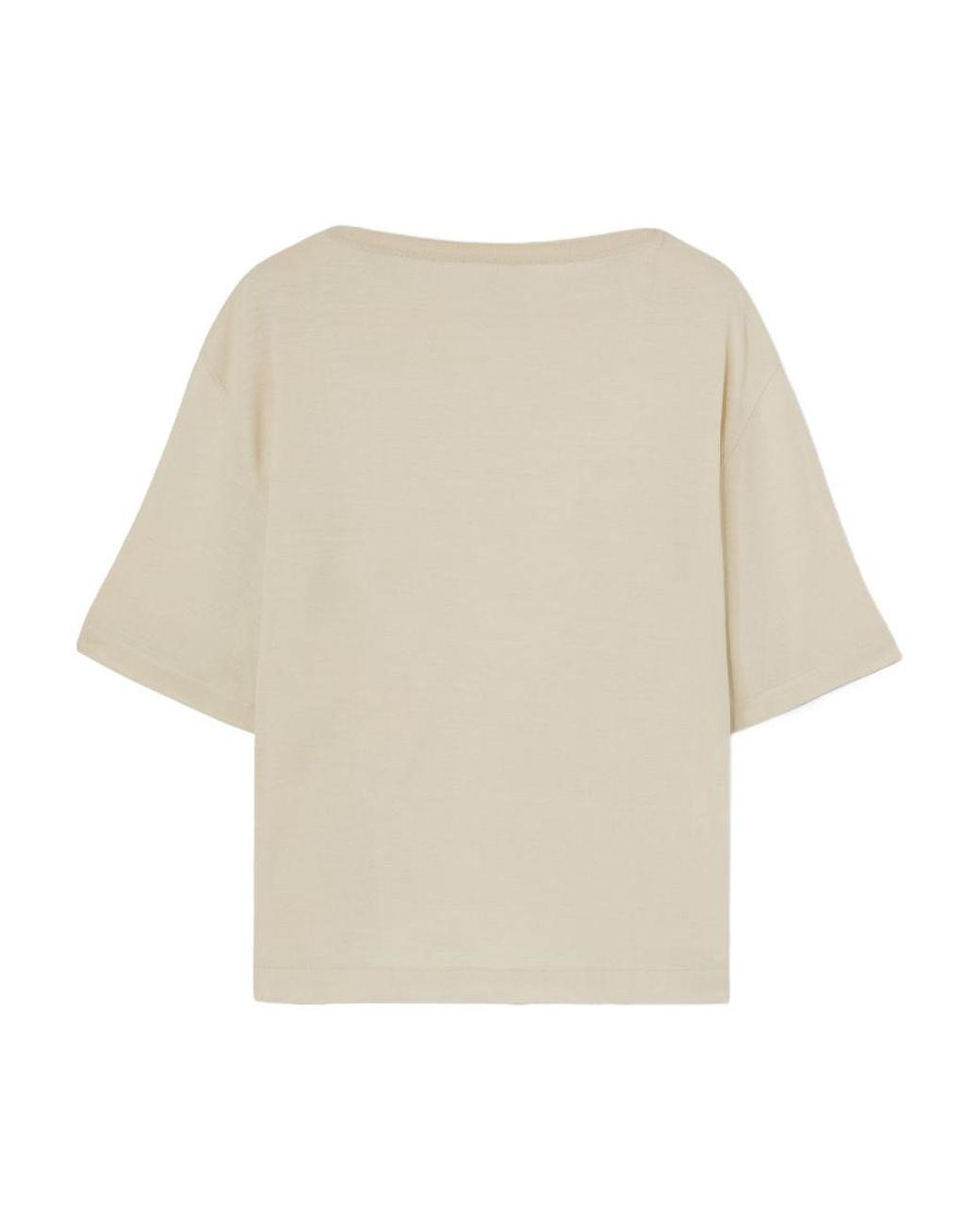Loro Piana Natural Plain Jersey T-Shirt