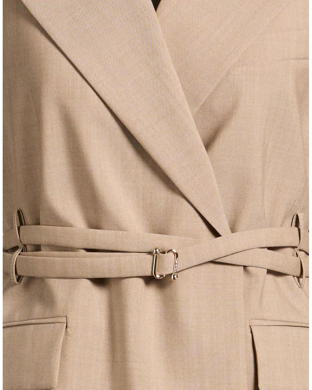 Sportmax Natural Blazer Virgin Wool