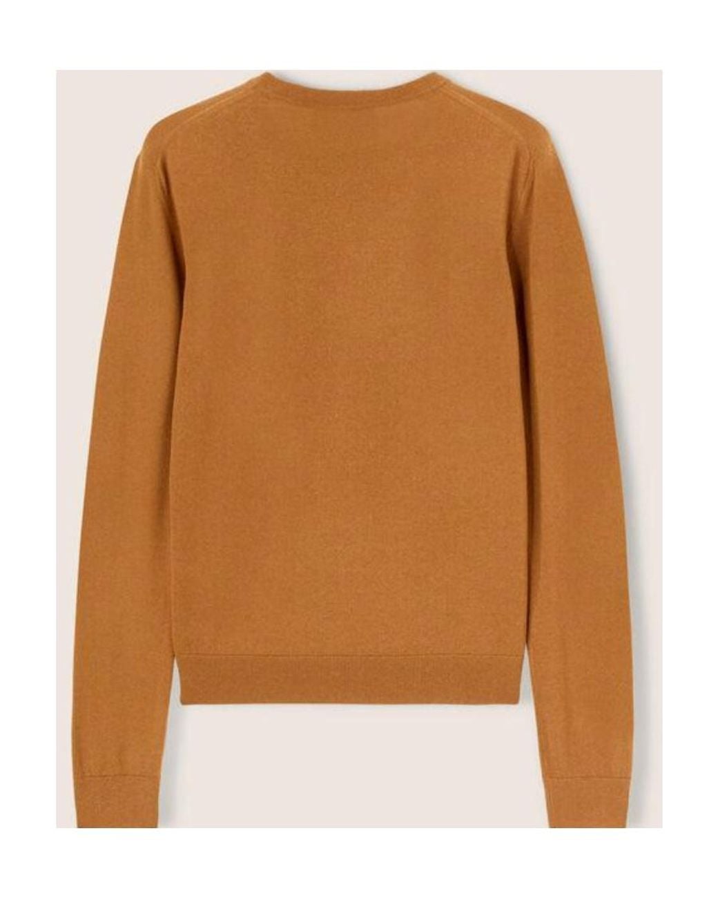 Loro Piana Brown Round Neck Knitted Sweater