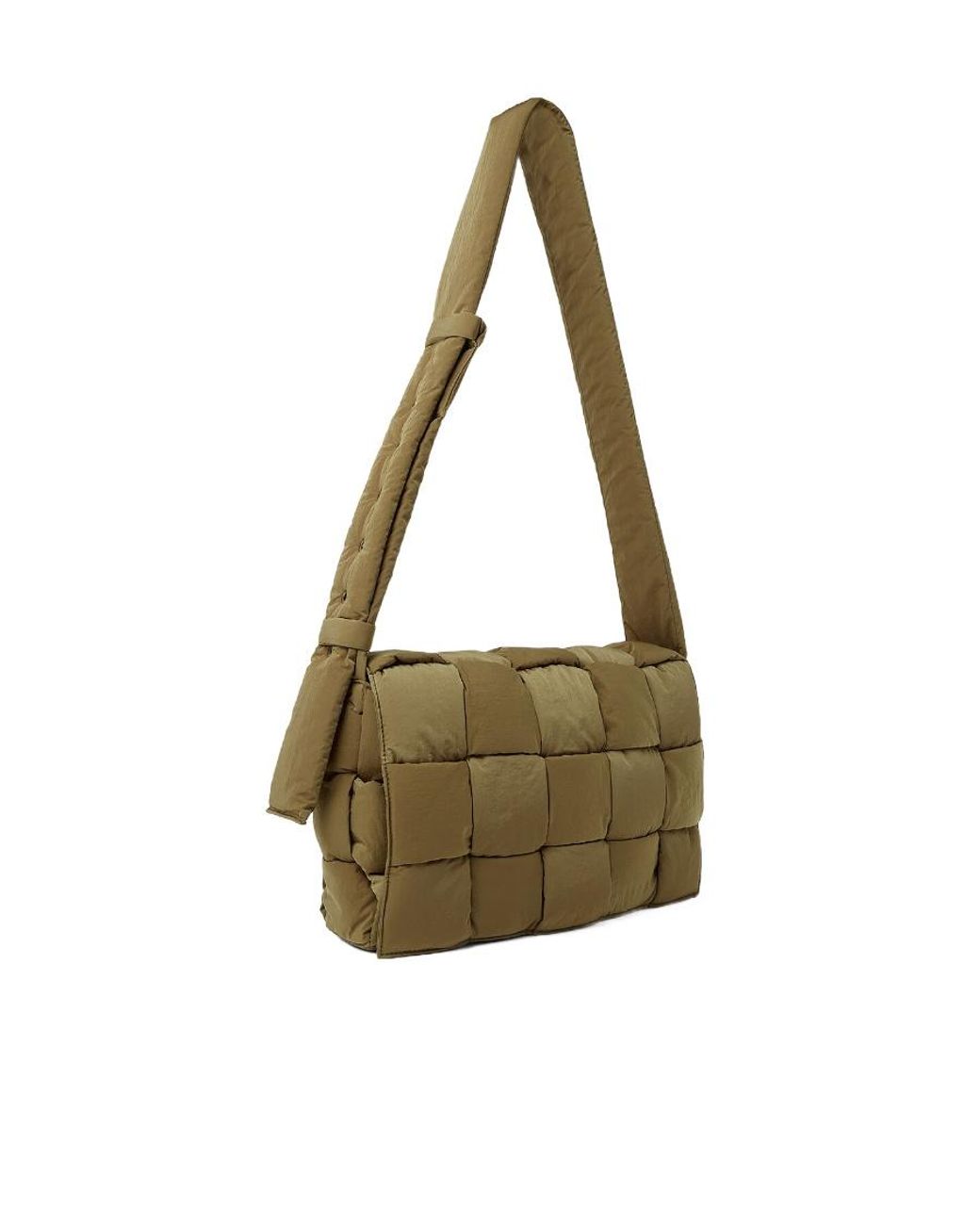 Bottega Veneta Metallic Intrecciato Shoulder Bag for men