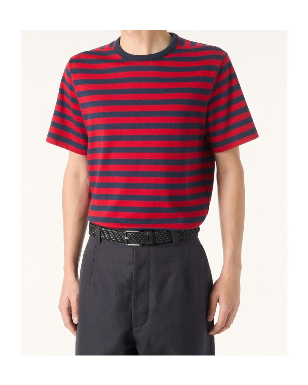 Loro Piana Red Barquetine T-Shirt for men