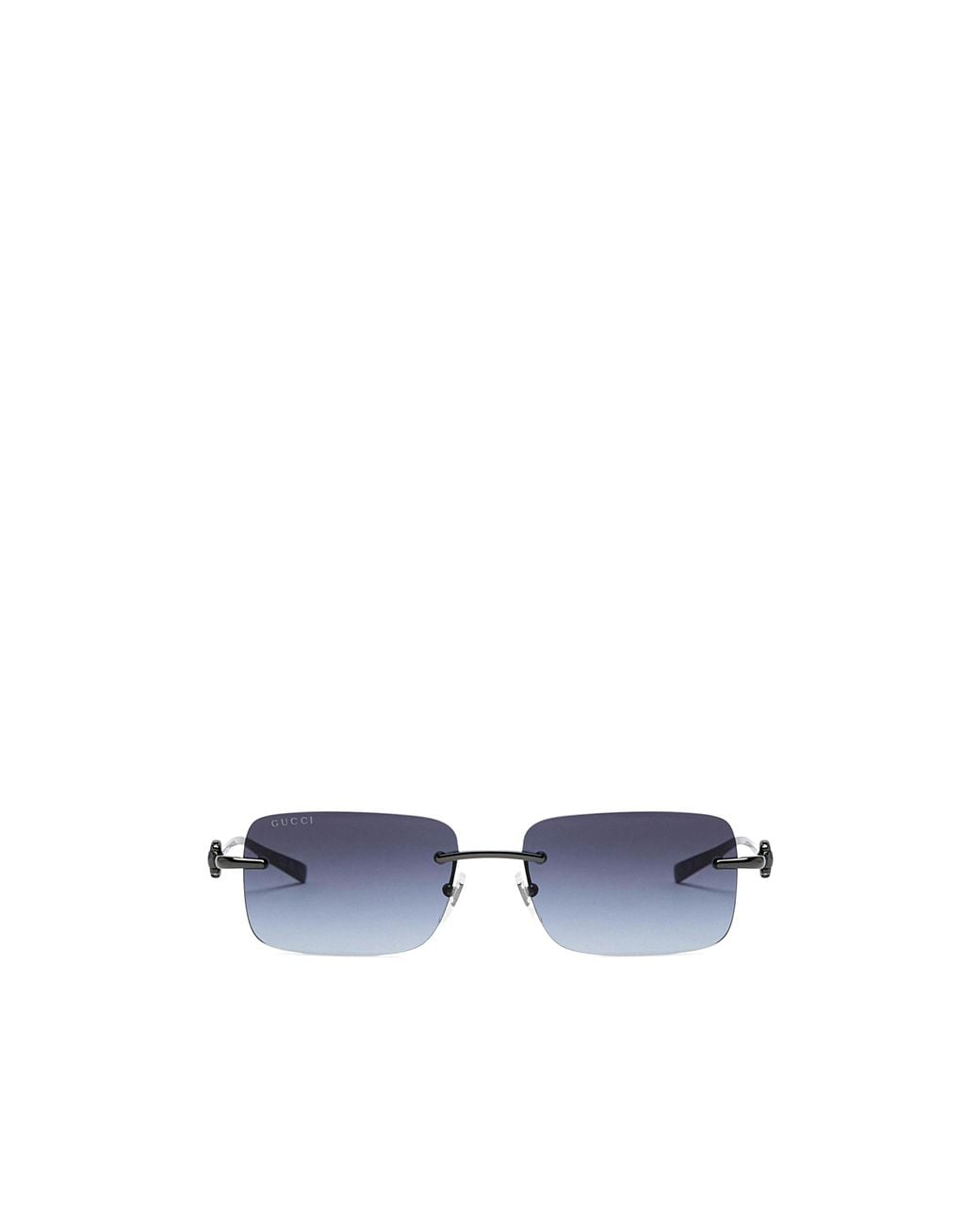 Gucci Blue Rimless Sunglasses for men