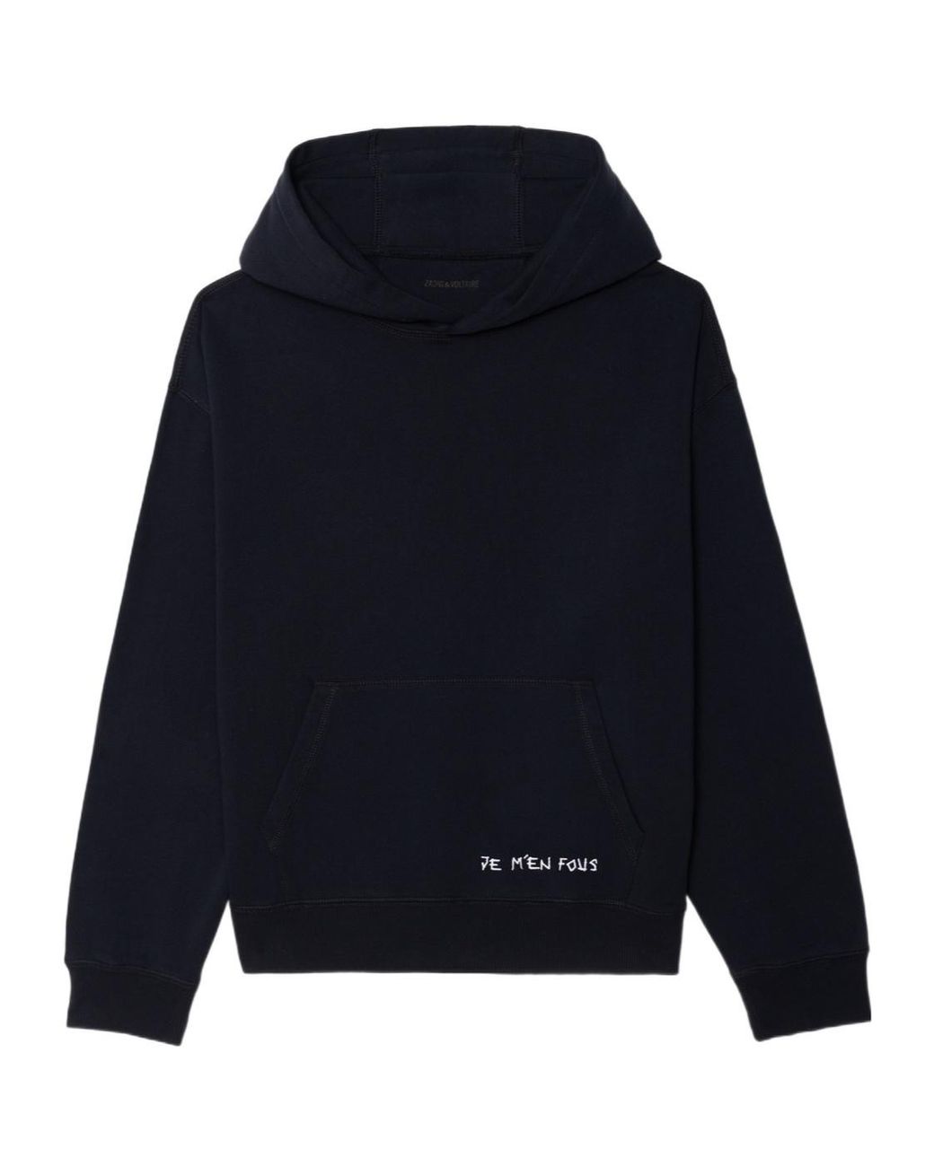 Zadig & Voltaire Blue Sacha Embroidered Hoodie for men