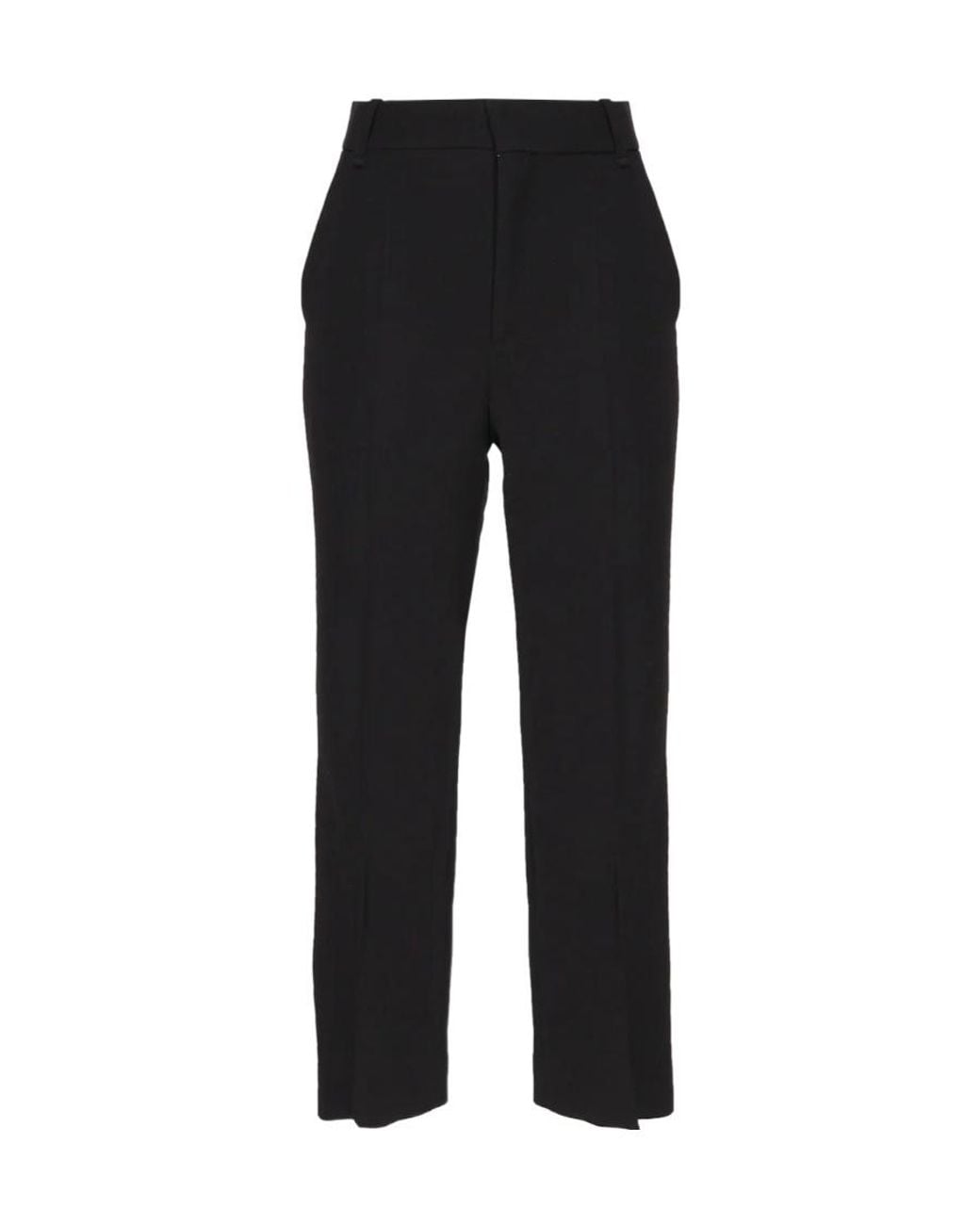 Chloé Black Chloé Cropped Tailored Trousers