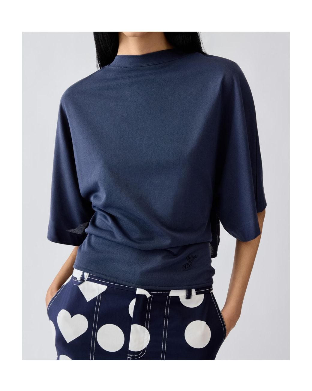 Jacquemus Blue Moisson Open-Back T-Shirt