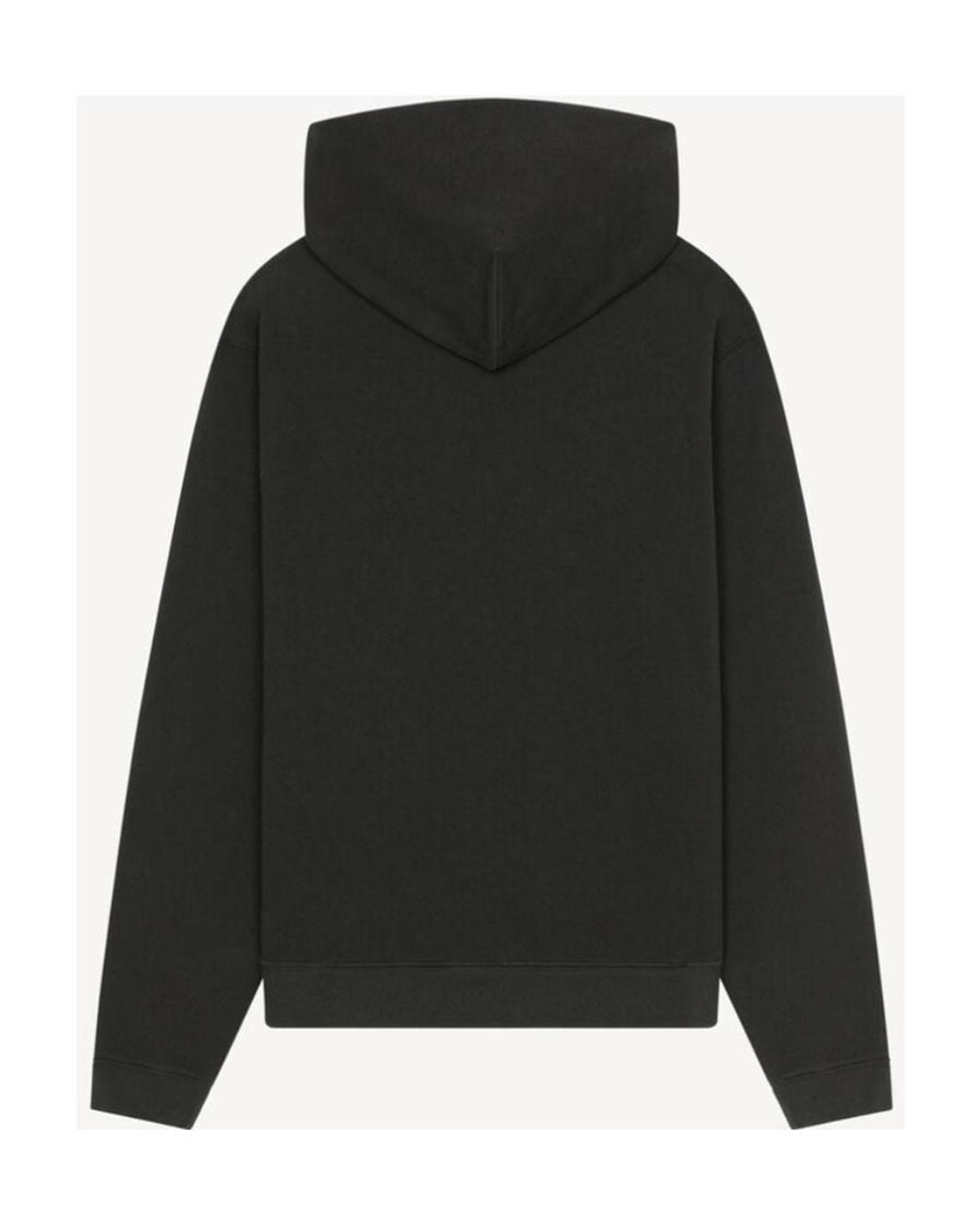 KENZO Black Paris Logo Patch Hoodie for men