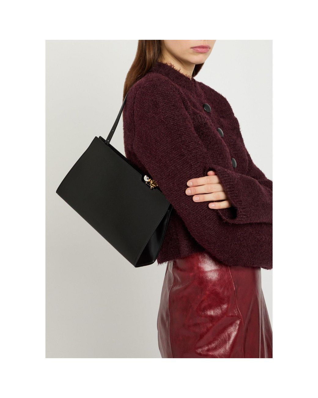 Jacquemus Black Lightweight Shoulder Bag