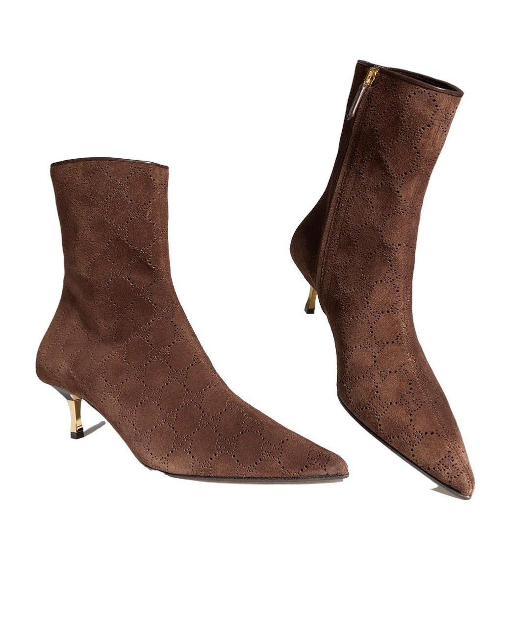 Gucci Brown Bombshell Bootie